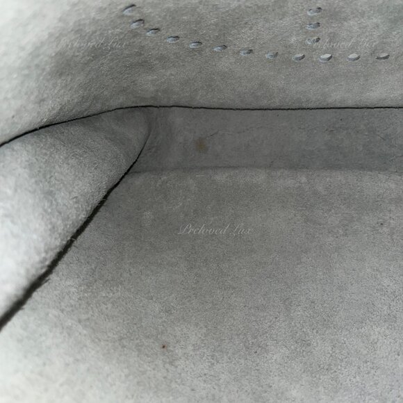 Authentic HERMES Grey Clemence Evelyne I GM Crossbody Bag - Picture 14 of 15